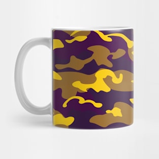 Purple Gold Camo Style Camouflage Pattern Mug